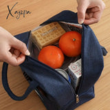 1Pc Adorable Bear Pattern Insulated Lunch Bag - Waterproof Portable And Thermal Insulation Keeps