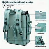 1Pc Large Capacity Waterproof Laptop Backpack Men’s And Women’s Travel With Shoe Compartment