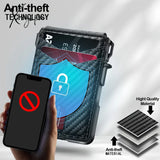 1Pc Minimalist Men’s Wallet Rfid Blocking Credit Card Holder With Money Clip Slim Bifold Ideal