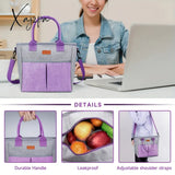 1Pc Premium Insulated Lunch Bag For Men & Women - Durable Thermal Tote With Adjustable Crossbody