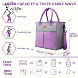 1Pc Premium Insulated Lunch Bag For Men & Women - Durable Thermal Tote With Adjustable Crossbody