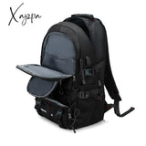 1Pc Waterproof Explorer Backpack - Durable Mountaineering Hiking Companion With 17 Inch Laptop