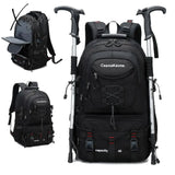 1Pc Waterproof Explorer Backpack - Durable Mountaineering Hiking Companion With 17 Inch Laptop