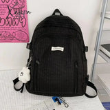 2024 New Backpack Women’s Korean Simple Large Capacity Student Backpack Wholesale Leisure