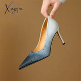 2024 New Spring Women Shoes Shallow Pointed Toe Pumps For Zapatos De Mujer Ladies High Heels