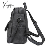 2024 New Women Backpack High Quality Leather Multifunction Shoulder Bags School For Teenager Girls