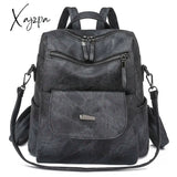 2024 New Women Backpack High Quality Leather Multifunction Shoulder Bags School For Teenager Girls