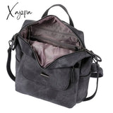 2024 New Women Backpack High Quality Leather Multifunction Shoulder Bags School For Teenager Girls