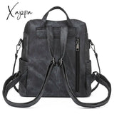 2024 New Women Backpack High Quality Leather Multifunction Shoulder Bags School For Teenager Girls