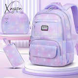 3-Piece Polka Dot Backpack Set For Teen Girls - Adjustable Lightweight Large Capacity Multi-Pocket