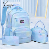 3-Piece Polka Dot Backpack Set For Teen Girls - Adjustable Lightweight Large Capacity Multi-Pocket