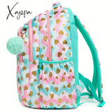 3-Piece Stylish Backpack Set For Women - Insulated Lunch Bag Pencil Case Adjustable Straps And