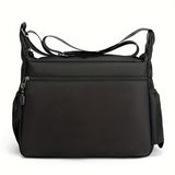 1pc Stylish Multi-layer Large-capacity Men's Messenger Bag - Waterproof, Wear-resistant, and Durable Shoulder Bag with Multiple Pockets for Organization - Ideal for Daily Use, Travel, and Outdoor Activities