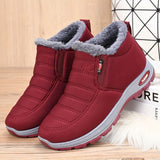 Women's Solid Color Fluffy Boots, Platform Soft Sole Winter Thermal Lining Boots, Non-slip Warm Snow Boots