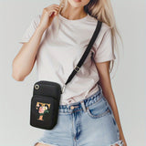 1pc Simple Letter T Printed Girls Polyester Oxford Bag Fashion Girls Shoulder Bag All-Match Messenger Bag Leisure Outdoor Shoulder Bag Arm Bag Sports Bag Mobile Phone Shoulder Bag Pocket Money Bag Large Mobile Phone Multi-Pur