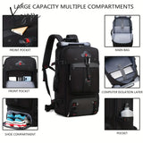 50L Trekker’s Delight Backpack - Adjustable Water-Resistant Durable & Multi-Compartment Hiking Gear