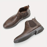 Men's Comfortable Chelsea Boots, Casual Walking Shoes, Slip-on Boots