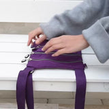 Elegant & Stylish Women's Nylon Messenger Bag with Telescoping Handle - Perfect for Everyday Use and Travel Adventures