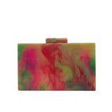 Xajzpa - Mixed Color Marble Grain Acrylic Dinner Bag Fashion Dream Ink Painting Handbag Fashion Dress Bag