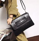 Xajzpa - Women Clutches PU leather Crossbody Bags for female Shoulder messenger bag Laptop Bag For Macbook Pouch Bag big Ladies handbag