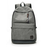 Xajzpa - 2023 Women Men Canvas Backpacks Large School Bags For Teenager Boys Girls Travel Laptop Backbag Mochila Rucksack Grey