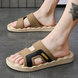Men Slippers Slides Slide Slipper Summer Shoes Home Indoor House Beach Room Claquette Homme Slipers Soft EVA New