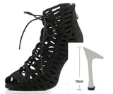 Xajzpa Latin dance shoes ladies salsa short knee socks dance shoes comfortable soft sole indoor sports dance shoes