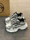 Xajzpa Women Platform Sneakers 2025 Autumn New Fashion Casual Lace Up Sports Shoes Woman Non Slip Walking Shoes Ladies Vulcanize Shoes