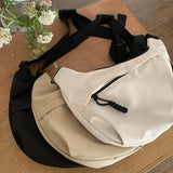Large Capacity Nylon Crossbody Bags New Casual and Versatile Commuting Shoulder Bag Lightweight Sports Crossbody Hobos Bag