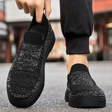 Xajzpa Men's Low Top Casual Shoes  Breathable Casual Shoes Lightweight and Comfortable Loafers Easy To Wear Breathable Mesh Shoes