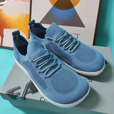 Xajzpa Low Cut Sports Shoes for Men Trendy Mesh Fabric with Lace Up Breathable Flat Shoes 2025 Breathable Outdoor White Jogging Shoes