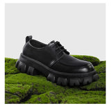Xajzpa Men's Low-top Casual Leather Shoes Thick-soled Heightened Formal Leather Shoes Men's New Heightened All-match Men's Shoes
