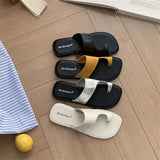 Xajzpa Shoes Women Slippers Flat Rubber Flip Flops Slides Loafers Soft Silver Hawaiian Women's Shoes Silver Loafers Slippers Soft Rubb
