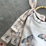 Xajzpa - Fashion Handbag Chinese Style Butterfly Applique Solid Color Shoulder Bag Vintage Elegant Luxury Designers Underarm Bag