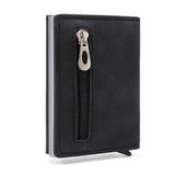 Xajzpa PU Leather Men Wallet Rfid Anti-magnetic Credit Cards Holder With Organizer Coin Pocket & Money Clips Purse