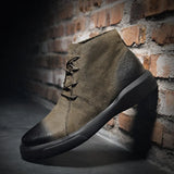 Xajzpa Men's Chelsea Cotton Boots Winter Men's Genuine Leather Shoes High Top Men Plush Sapato Social Masculino Zapatos Para Hombres