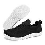 Xajzpa Low Cut Sports Shoes for Men Trendy Mesh Fabric with Lace Up Breathable Flat Shoes 2025 Breathable Outdoor White Jogging Shoes