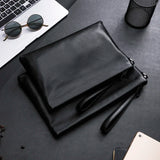 Xajzpa Clutches Bag Men Envelope Bag Handbag Genuine Leather Sheepskin Wallet Pouch Male Clutch Business Phone Bag Male