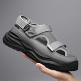 Xajzpa Men's New Breathable Thin Shoes Fashion Men's Casual Sandals Outdoor Non Slip Beach Sandals Male Platform Sandalias 2025