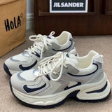 Xajzpa Women's Luxary Sneakers 2025 Mesh Breathable Shoes for Women Sports Running Casual Ladies Fitness Vulcanize Shoes Baskets