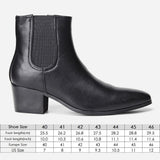 Xajzpa - Men High Heels Boots Brand Leather ankle boots Comfortable Party/Wedding Boots For Men