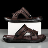 Xajzpa Slippers for Men Summer Comfortable Breathable Casual Soft Men's Sandals Fashionable and Versatile Beach Shoes Mens Slippers