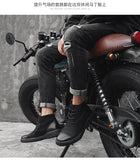 Xajzpa Men's Chelsea Cotton Boots Winter Men's Genuine Leather Shoes High Top Men Plush Sapato Social Masculino Zapatos Para Hombres