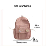 Xajzpa - High Quality Women Backpack Waterproof Multi-pocket Travel Rucksack Fashion Large Capacity Student School Bags for Teenage Girls