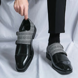 Xajzpa 2025 Luxury  Elegant Leather Shoes Men Large Size 48 Brand Handmade Men's Loafers Casual Designer Oxfords Men Flats Dress Shoes
