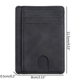 Xajzpa RFID Blocking Wallet Business Card Cover for Case Super Thin Men Leather Credit Card Holder