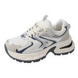 Xajzpa Women's Luxary Sneakers 2025 Mesh Breathable Shoes for Women Sports Running Casual Ladies Fitness Vulcanize Shoes Baskets