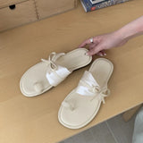 Xajzpa Brand New Women Slippers Beach Platform Slides Open Toe Bow Woman Slippers Clappers Summer Footwear Slip On Soft Sandal