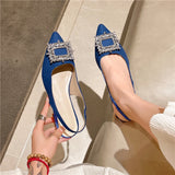 Xajzpa Women Sandals Summer Pointed Toe High Heels Ladies Fashion Banquet Dress Wedding Party Pumps  Designer Women Shoes