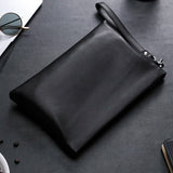 Xajzpa Clutches Bag Men Envelope Bag Handbag Genuine Leather Sheepskin Wallet Pouch Male Clutch Business Phone Bag Male